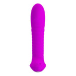 Masaj prostată Pretty Love din silicon, 12 vibrații, 3 rotații, USB, 16 cm