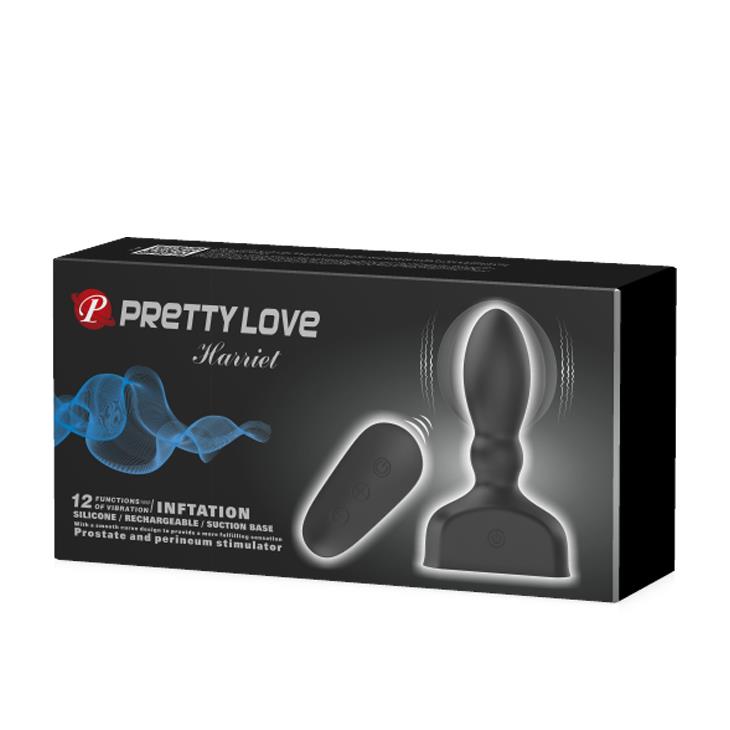 Masaj vibrant gonflabil pentru prostată Pretty Love Harriel