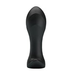 Plug anal vibrant din silicon Pretty Love, 12 funcții, USB, negru, 10,5 cm