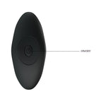 Plug anal vibrant din silicon Pretty Love, 12 funcții, USB, negru, 10,5 cm