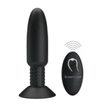 Dop anal vibrant cu perle Pretty Love USB, impermeabil