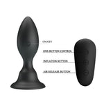 Plug anal vibrant Mr Play cu 12 moduri și telecomandă, impermeabil