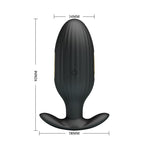 Dop vibrant pentru electrostimulare USB Pretty Love Jefferson, negru