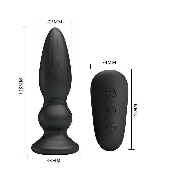 Masaj vibrant pentru prostată Mr Play, negru