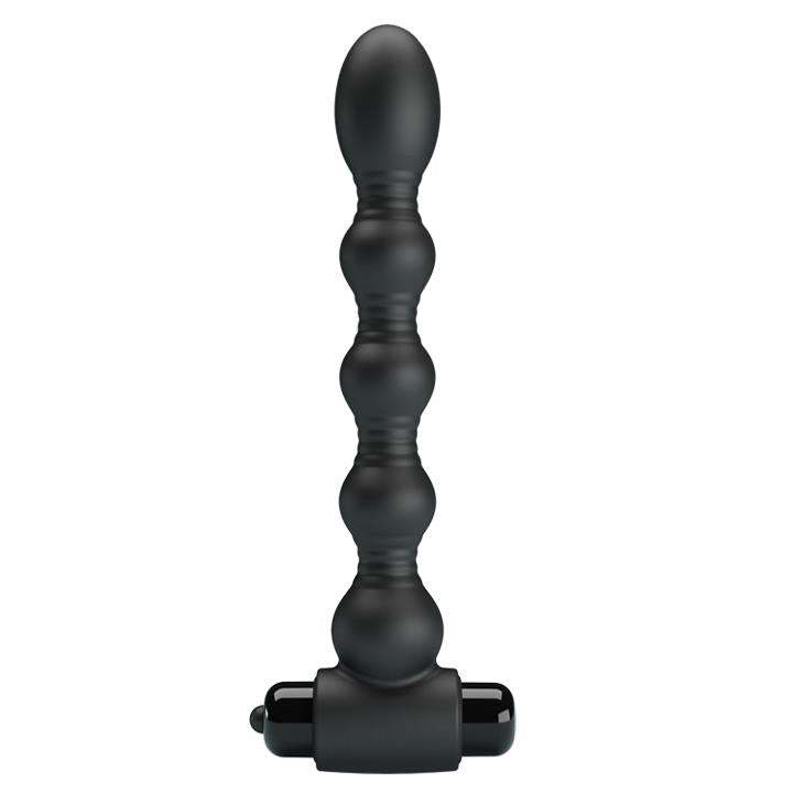 Dop anal vibrant din silicon Pretty Love Lynn, negru, 10 funcții