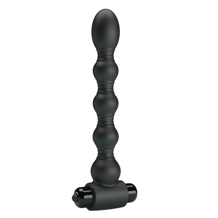 Dop anal vibrant din silicon Pretty Love Lynn, negru, 10 funcții