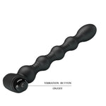 Dop anal vibrant din silicon Pretty Love Lynn, negru, 10 funcții
