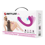Vibrator cu aspirație clitorală Pretty Love Alex USB pentru punctul G