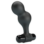 Dop anal vibrant din silicon Mr. Play cu 10 funcții, negru