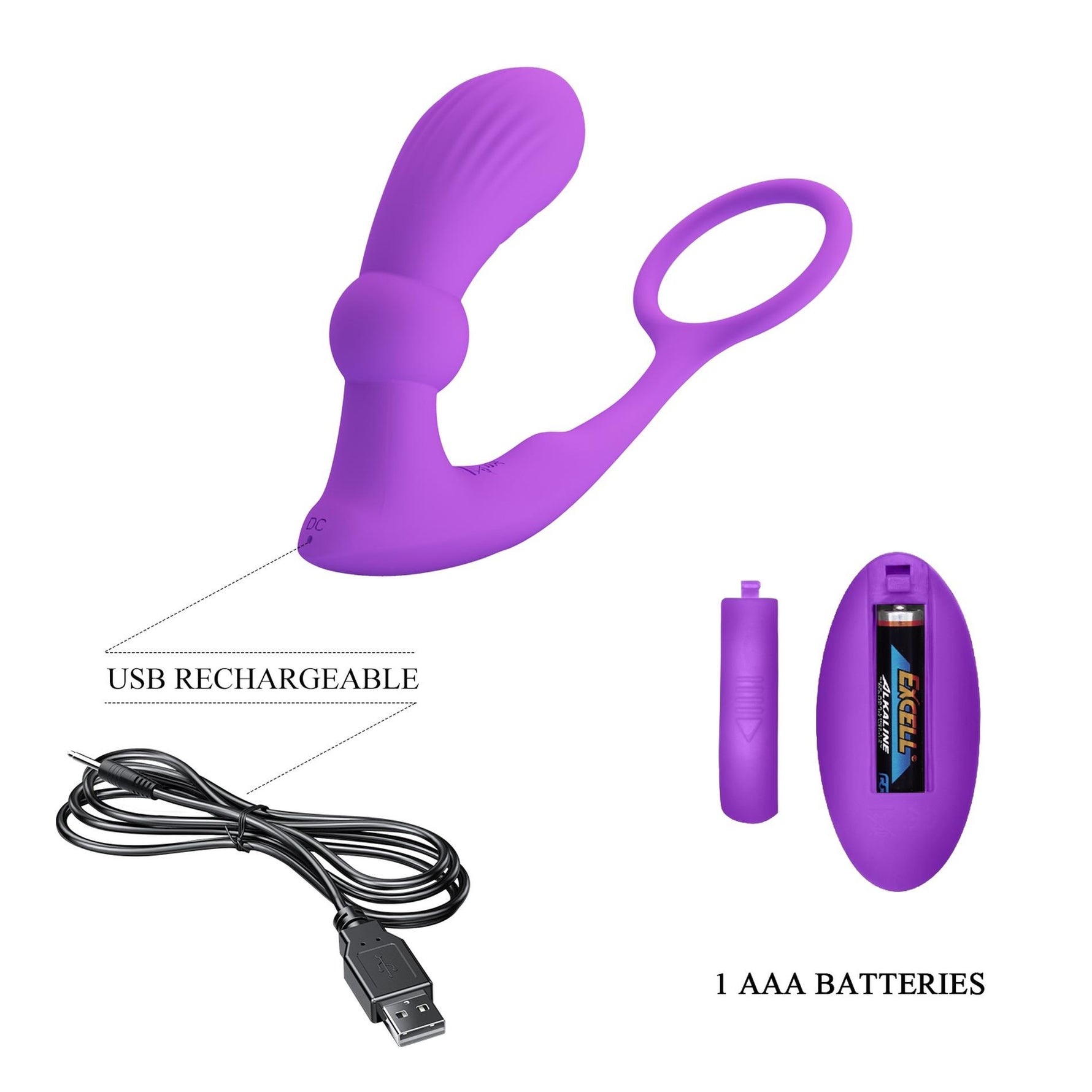 Pretty Love Warren Purple cu telecomandă 12+12