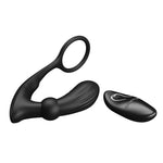 Inel vibrant pentru penis Pretty Love Warren, negru