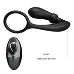 Inel vibrant pentru penis Pretty Love Warren, negru