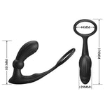 Inel vibrant pentru penis Pretty Love Warren, negru