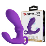 Aparat de masaj pentru prostată Pretty Love Cayla, violet, cu 12 vibrații, USB