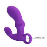 Aparat de masaj pentru prostată Pretty Love Cayla, violet, cu 12 vibrații, USB