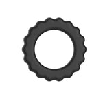 Inel de penis Baile Titan Ring din silicon, negru, impermeabil