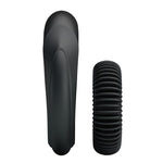Set de inele pentru penis Baile din silicon impermeabil, negru
