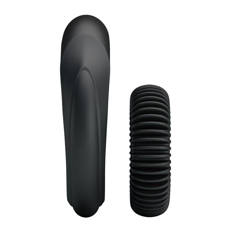 Set de inele pentru penis Baile din silicon impermeabil, negru
