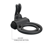 Inel vibrant pentru penis Pretty Love Osmond cu stimulator