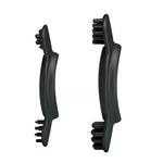 Set de două inele pentru penis din silicon Baile negru