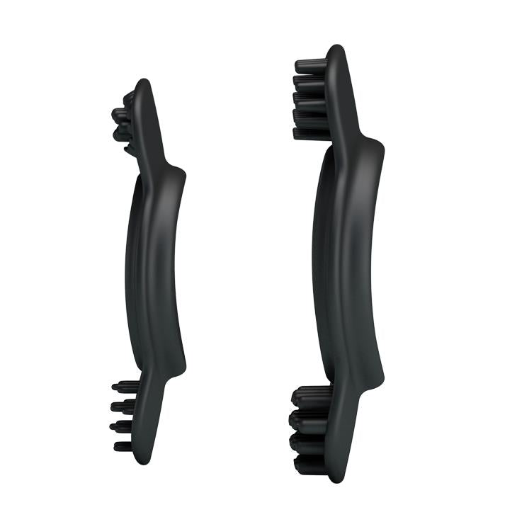 Set de două inele pentru penis din silicon Baile negru