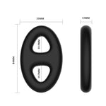 Inel pentru penis Crazy Bull din silicon super moale