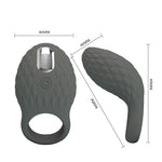 Inel vibrant pentru penis Pretty Love din silicon cu 7 funcții
