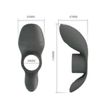 Inel vibrant pentru penis Pretty Love din silicon cu 7 funcții