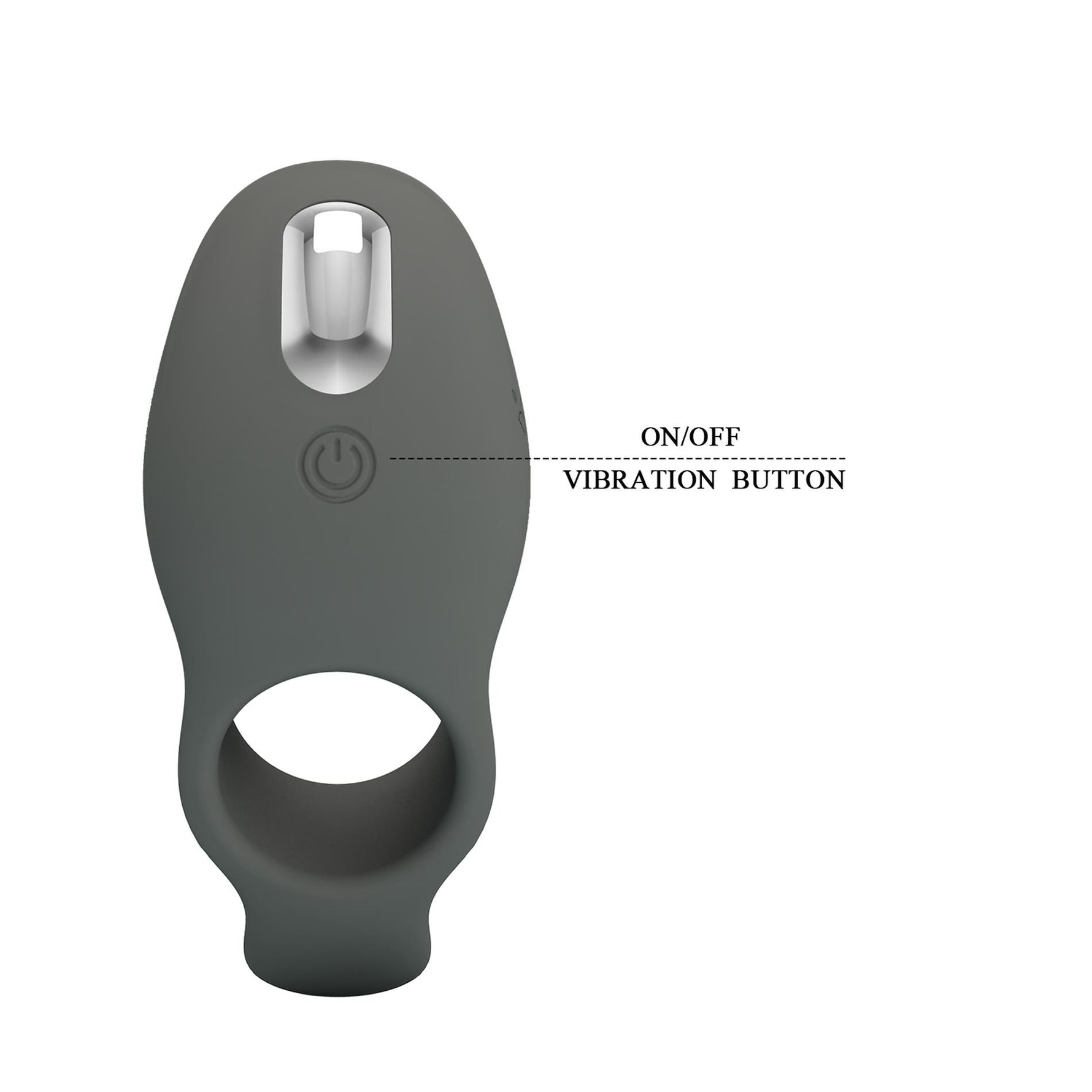 Inel vibrant pentru penis Pretty Love din silicon cu 7 funcții