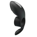 Inel vibrant pentru penis Pretty Love din silicon, cu 7 funcții, negru, USB