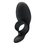Inel vibrant pentru penis Pretty Love din silicon, cu 7 funcții, negru, USB