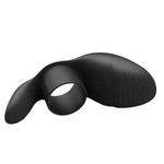 Inel vibrant pentru penis Pretty Love din silicon, cu 7 funcții, negru, USB