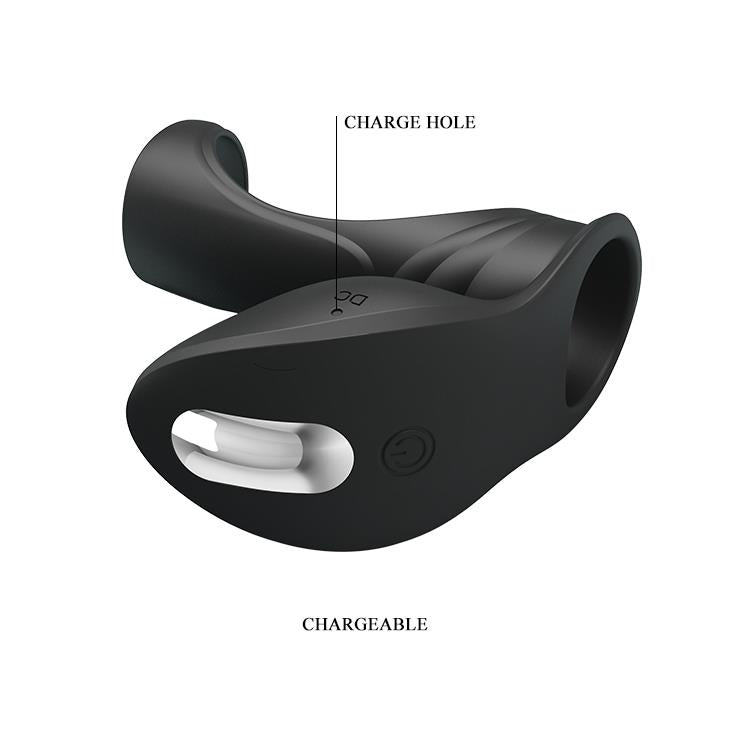 Inel vibrant pentru penis Pretty Love cu 7 funcții de memorie