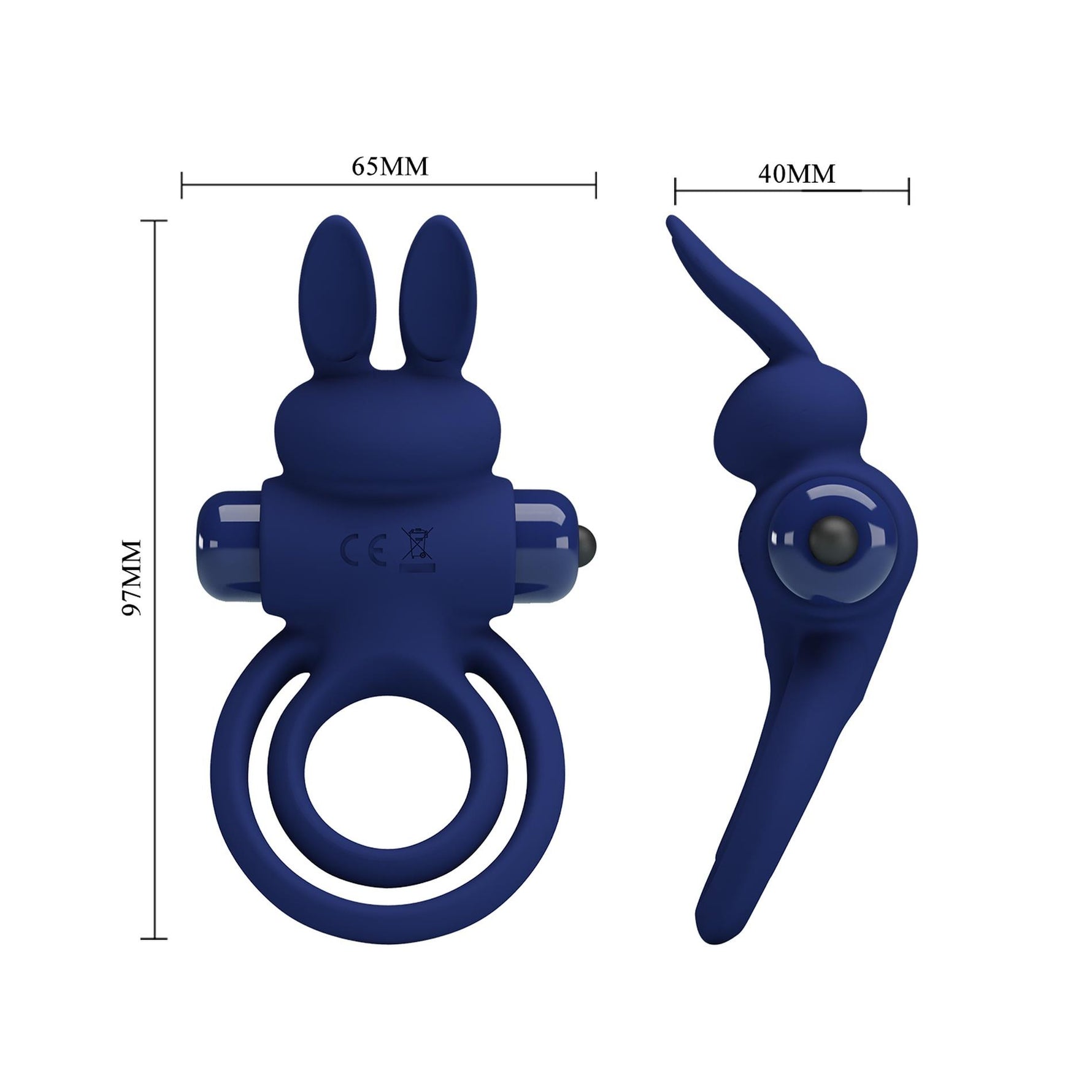 Inel vibrator puternic Pretty Love cu 10 moduri
