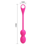 Bile vibratoare Kegel Pretty Love Elvira roz cu aplicație