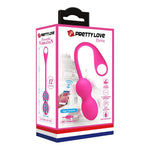 Bile vibratoare Kegel Pretty Love Elvira roz cu aplicație