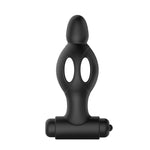 Dop anal vibrant Mr. Play din silicon, negru