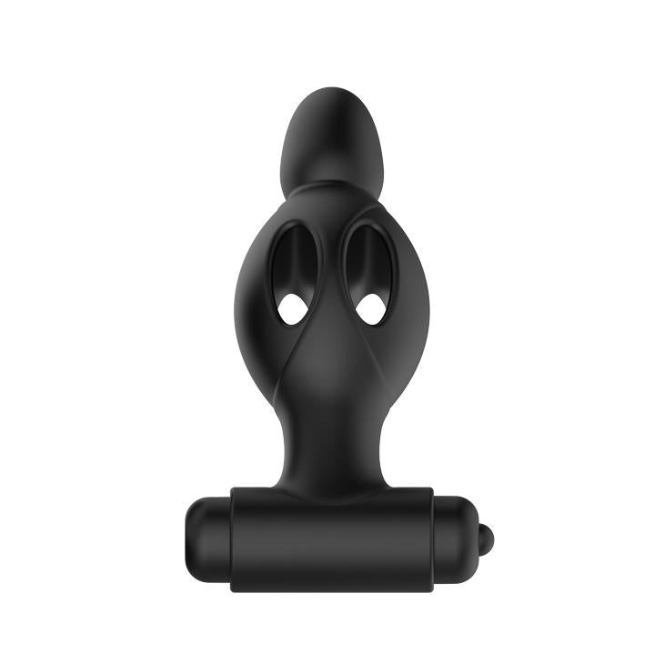 Dop anal vibrant Mr. Play din silicon, negru