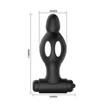 Dop anal vibrant Mr. Play din silicon, negru