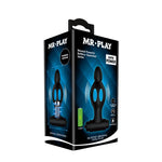 Dop anal vibrant Mr. Play din silicon, negru