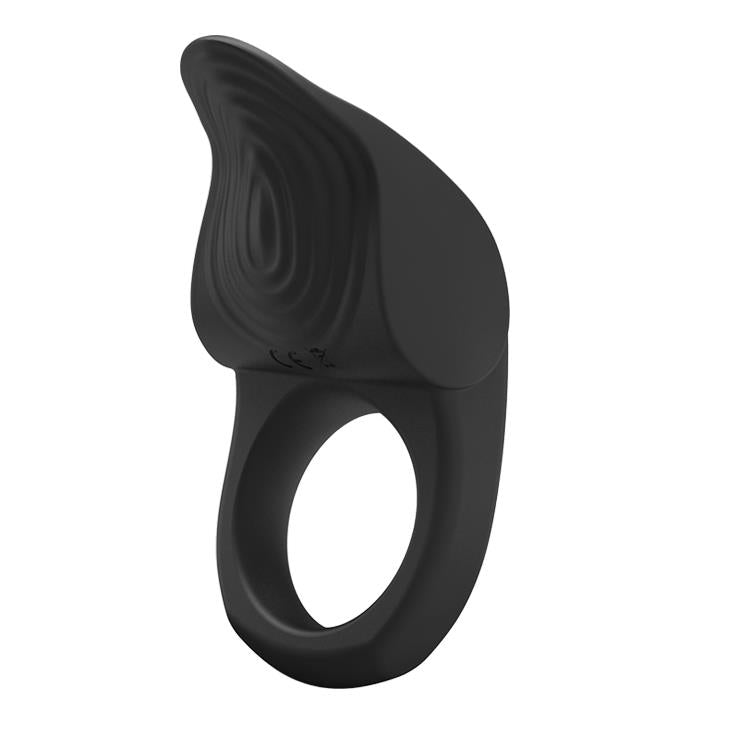 Inel vibrator pentru penis Pretty Love Susanna, silicon, negru, USB