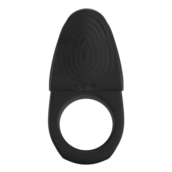 Inel vibrator pentru penis Pretty Love Susanna, silicon, negru, USB