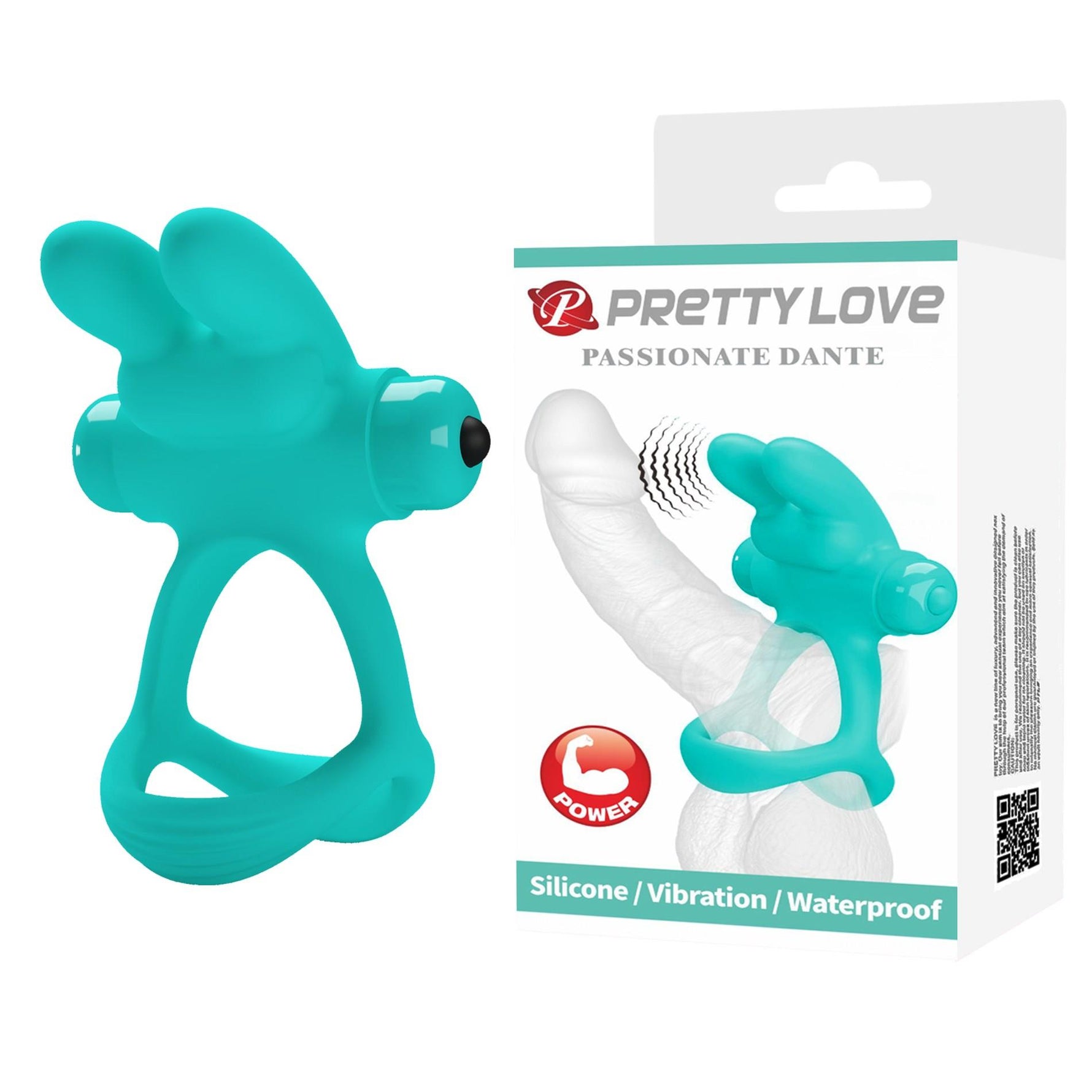 Inel vibrant pentru penis Pretty Love Passionate Dante cu 10 funcții