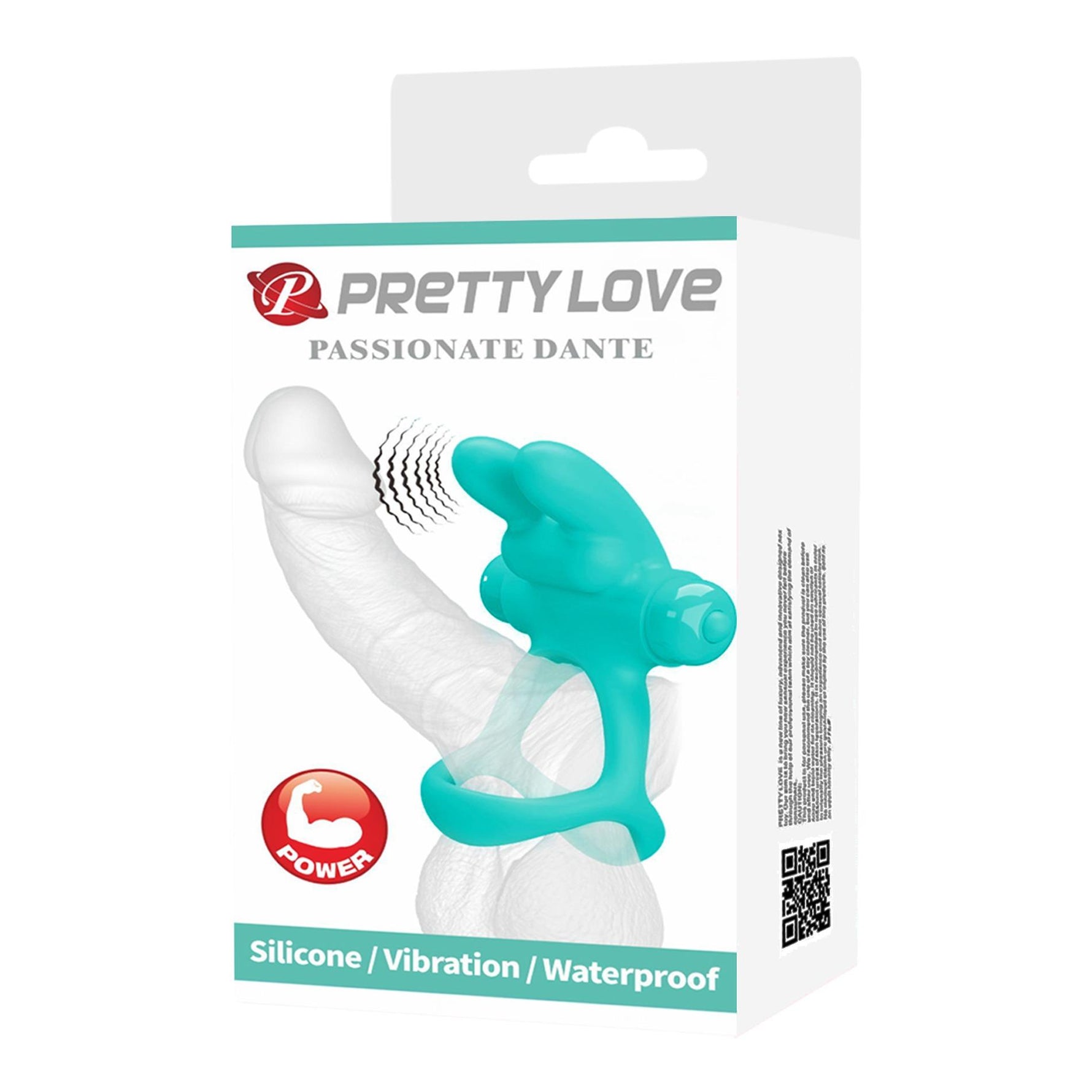 Inel vibrant pentru penis Pretty Love Passionate Dante cu 10 funcții