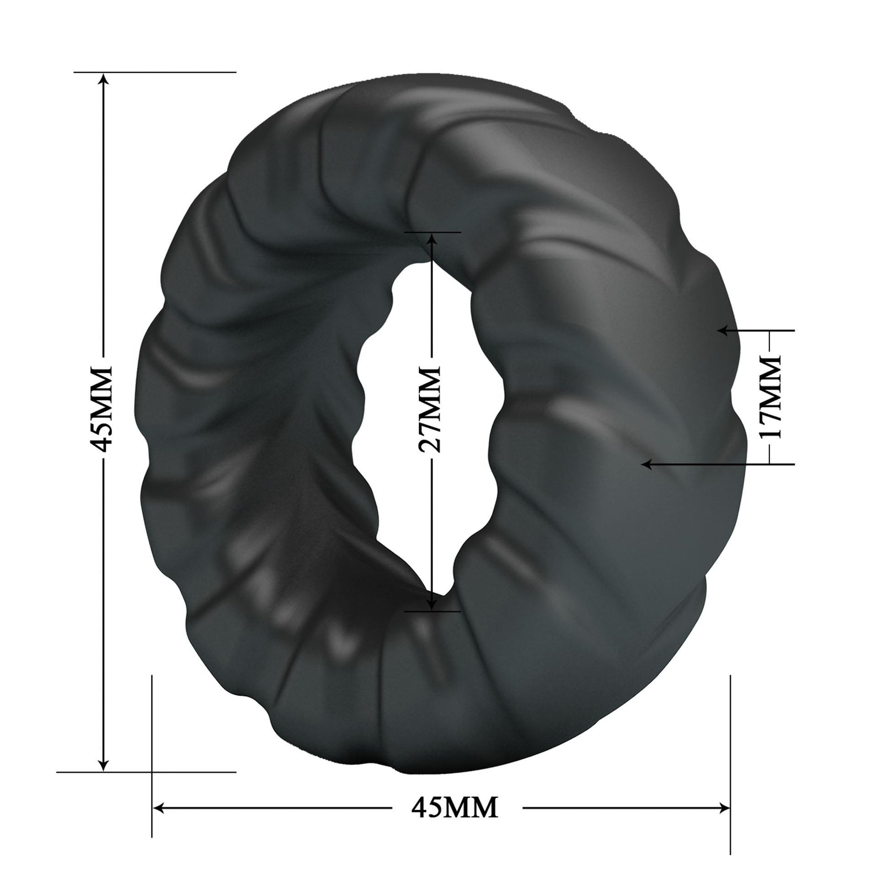 Inel pentru penis Crazy Bull Jeriko din silicon super moale