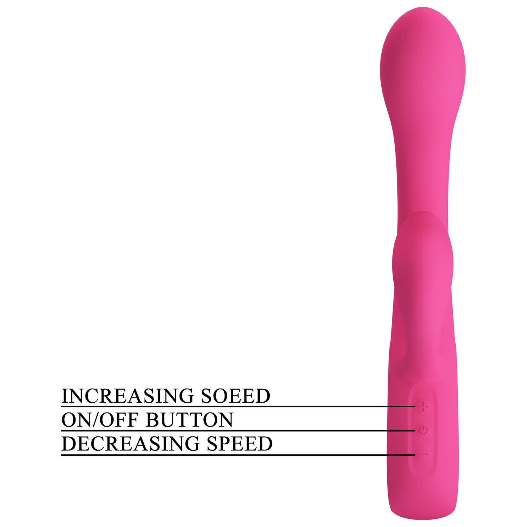 Vibrator Pretty Love Fritz cu model iepuraș, silicon, impermeabil, cu 12 funcții