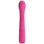 Vibrator Pretty Love Novak din silicon cu formă de iepuraș, argintiu, USB, 12 moduri