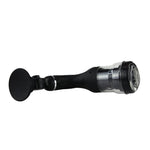 Masturbator vaginal rotativ Baile cu ventuză USB, negru, 37 cm