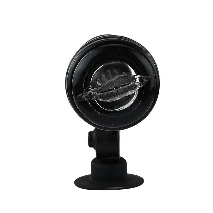 Masturbator vaginal rotativ Baile cu ventuză USB, negru, 37 cm