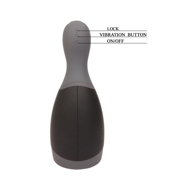 Masturbator vibrant Pretty Love Deep Pleasure din silicon, 23 cm, USB
